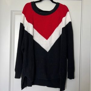 Graphic oversized sweater